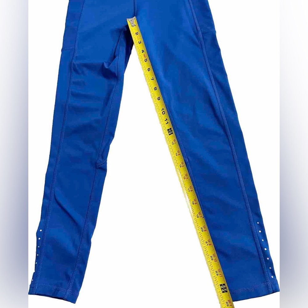 Laundry by Shelli Segal Blue High-Rise Leggings – Size M - Picture 4 of 8